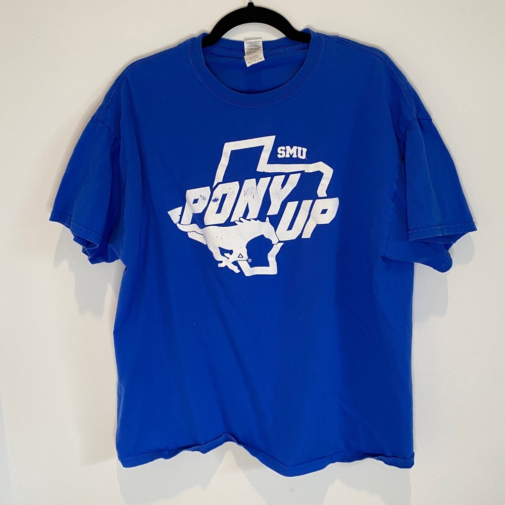 SMU Pony Up Blue T-Shirt